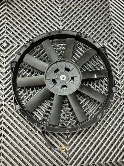 Used. Cooling fan 12v 80w. Size - 30 cm