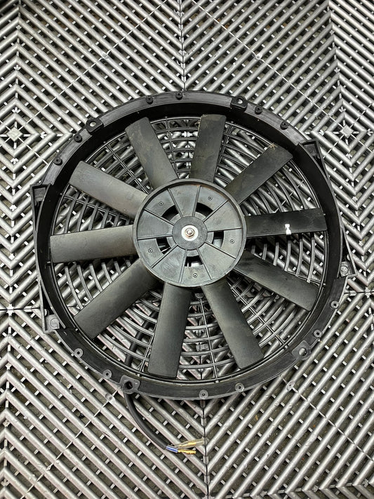 Used. Cooling fan 12v 80w. Size - 30 cm