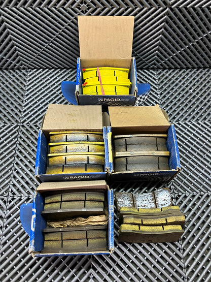 Used. Rear Racing Brake Pad Set- PAGID - RS29/RS19 (PAGID RACING SHAPE U2704)