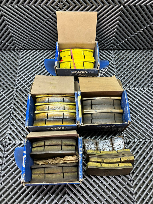 Used. Rear Racing Brake Pad Set- PAGID - RS29/RS19 (PAGID RACING SHAPE U2704)