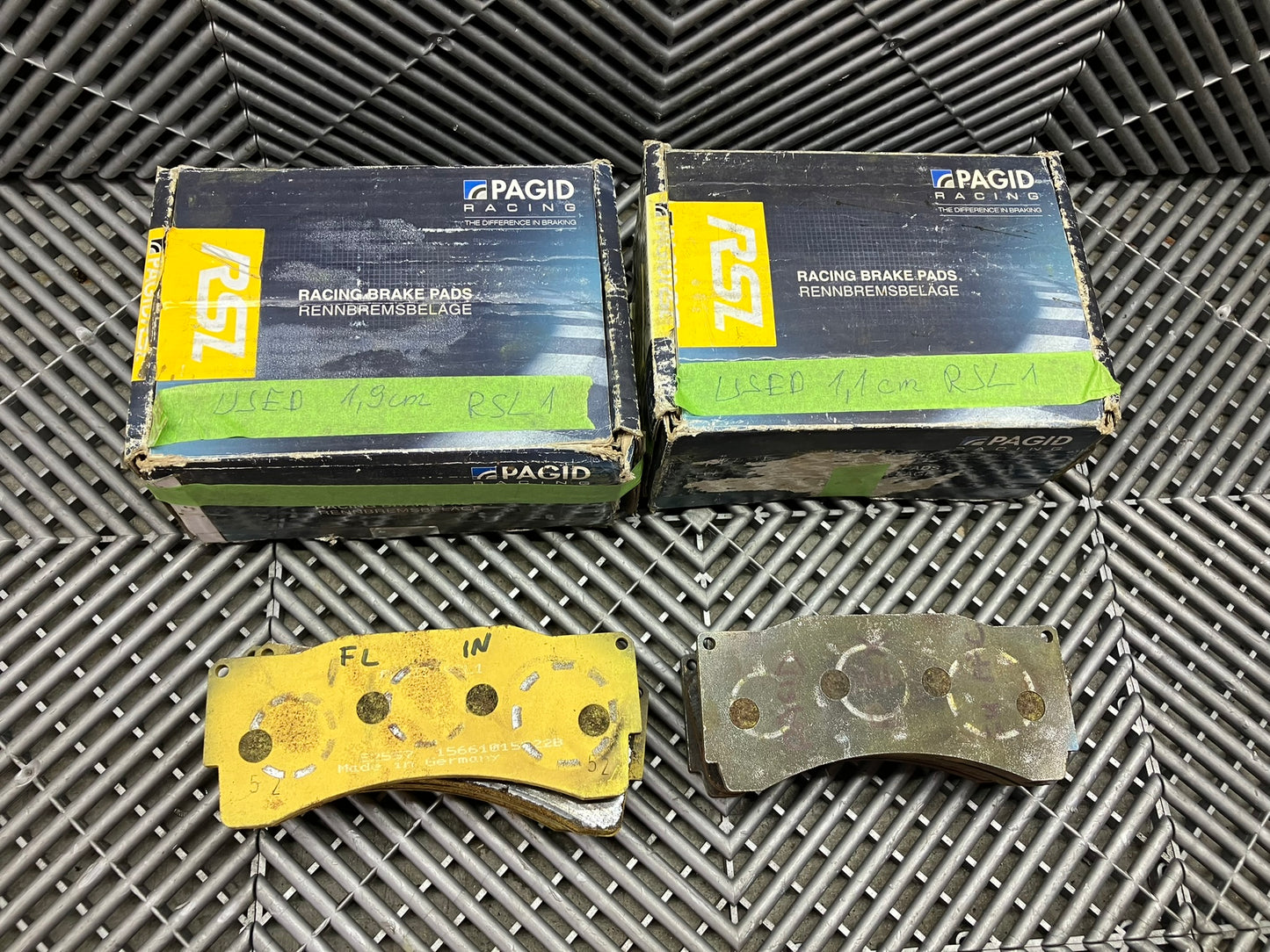 Used.Front PAGID RSL1 Brake pads 6 piston [D52]