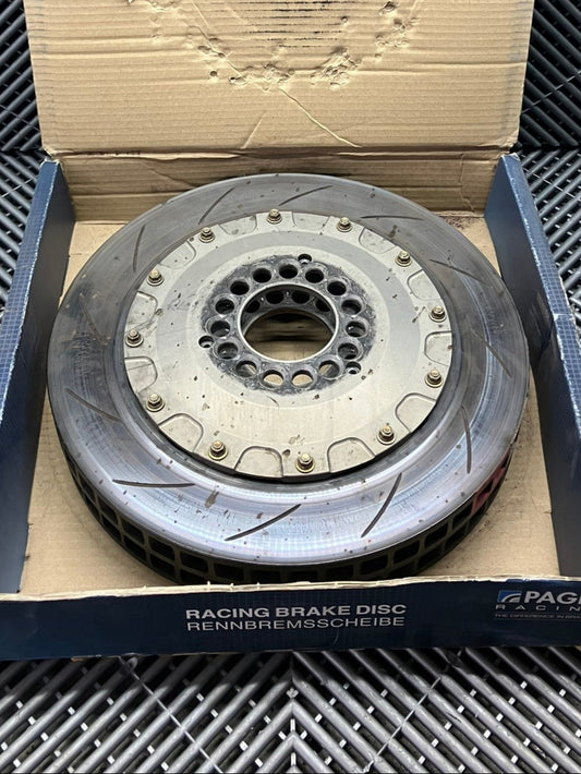 Used. Set of 2 (right+left) Pagid 380x35 brake discs with GT bells