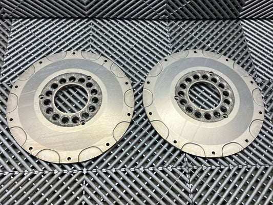 Used. Set of 2 Pagid brake discs bells.