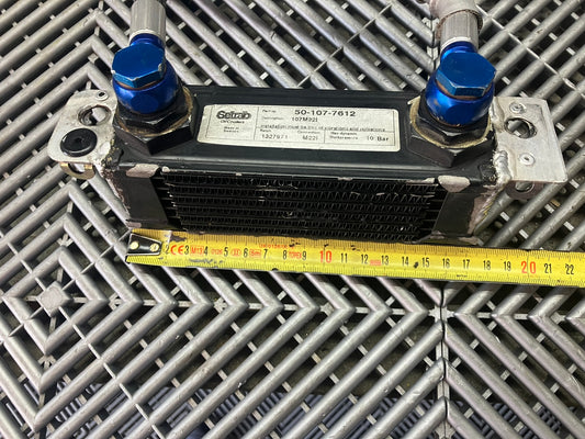 Used. Setrab Proline oil cooler 7-row.  17x5x5 cm