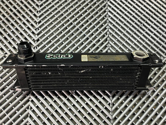 Used. Setrab Proline oil cooler 10-row.  28x7x5cm