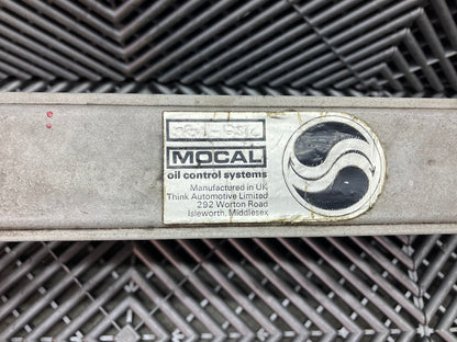 Used. Mocal Oil cooler. 18-row. 29x14x5 cm
