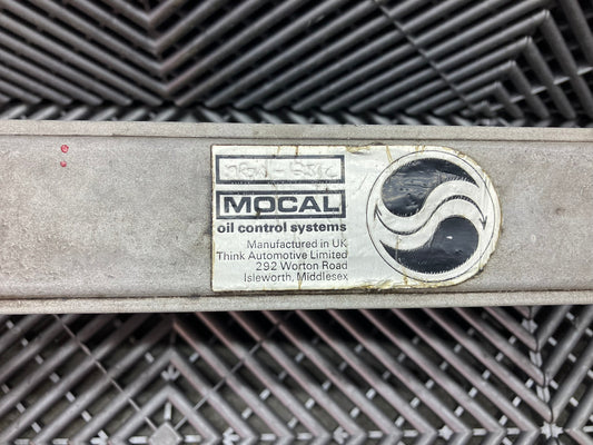 Used. Mocal Oil cooler. 18-row. 29x14x5 cm