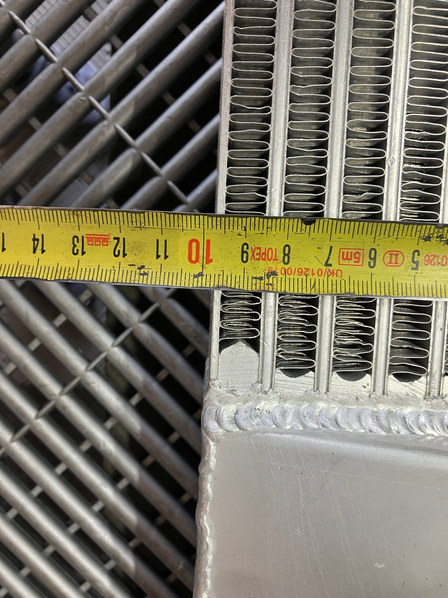 Used. Oil cooler. 8-rows. 71x10x5 cm