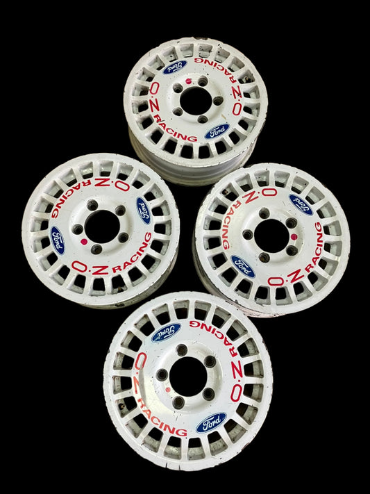 Used. Set of 4. Ford Fiesta R5 gravel rims.