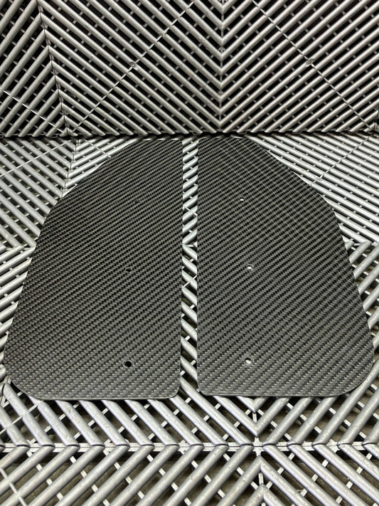 Used. Spoiler end plates. Carbon fiber