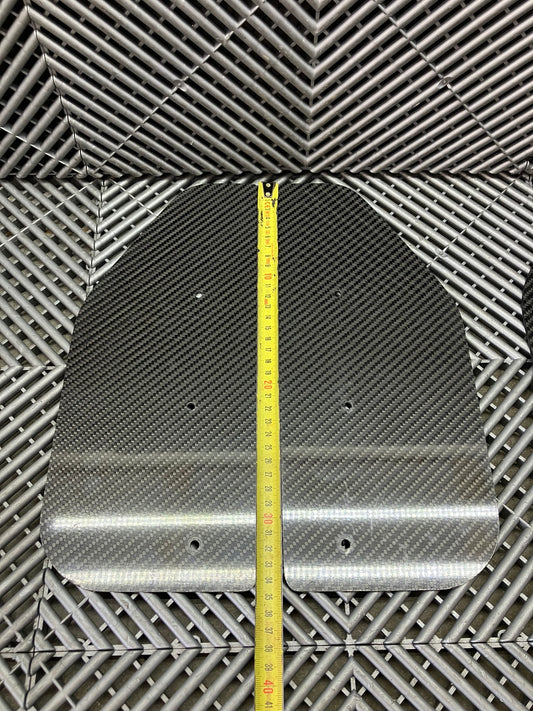 Used. Spoiler end plates. Carbon fiber