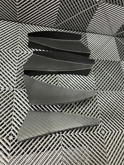 New. Bumper canards. Carbon fiber.