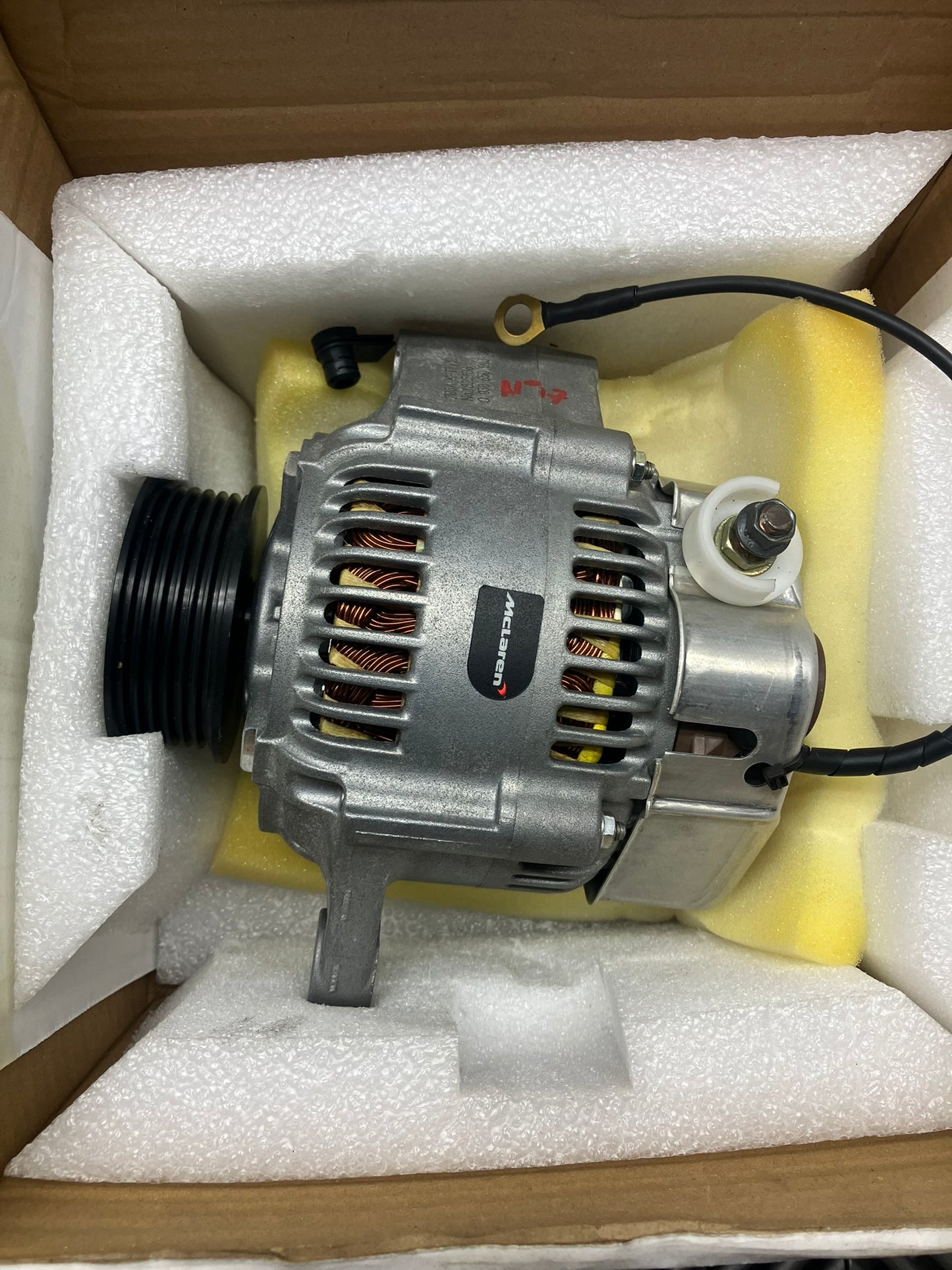 New. Mclaren alternator 200A.