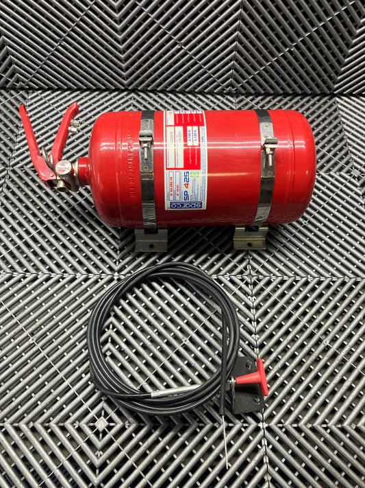 Used. Never released. Sparco Fire extinguisher SP425