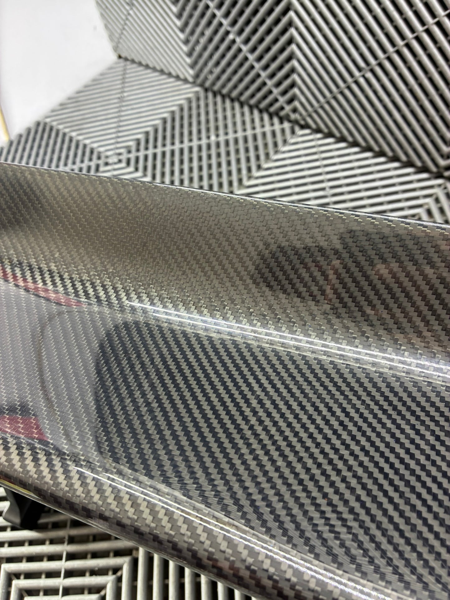 Used. Carbon Gt4 style rear wing. With high risers.