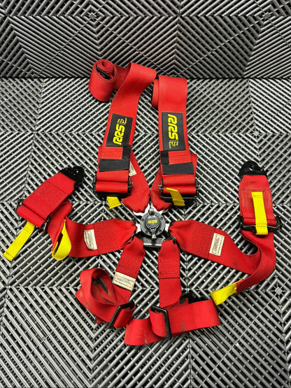 Used. 6 point RRS Racing Harness. Homo-2023