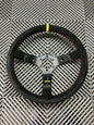 New. RRS Suede steering wheel 350 mm