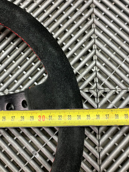 New. RRS Suede steering wheel 350 mm