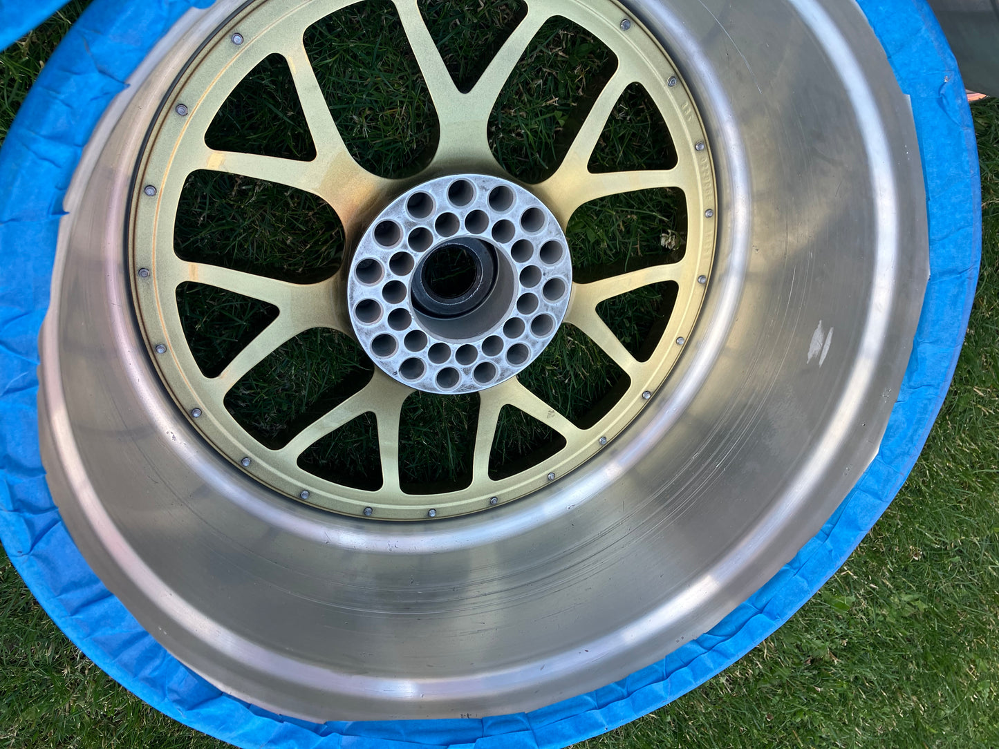 USED restored set of 4x E09 Porsche 997 cup wheels