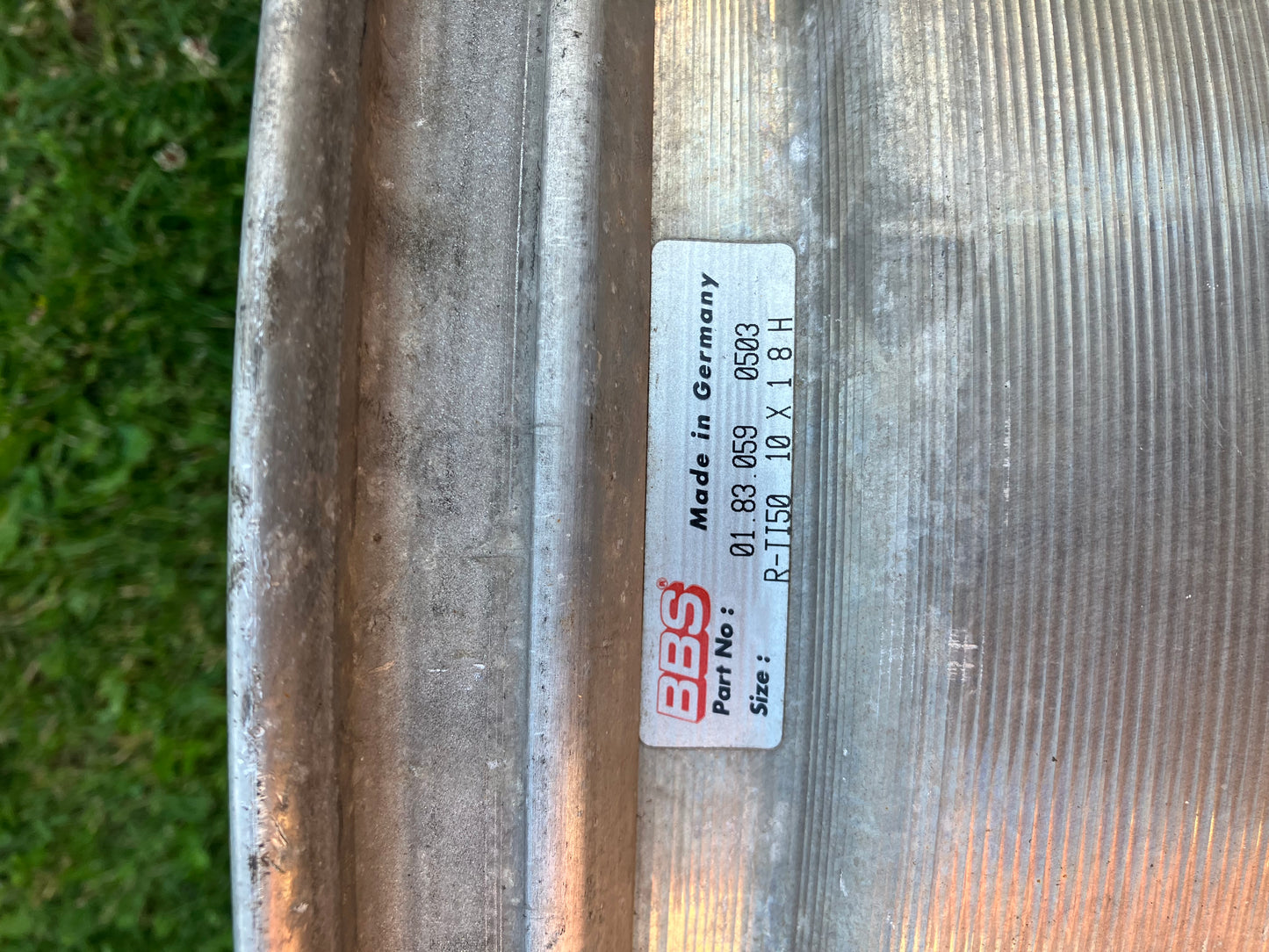 USED 2x BBS E19 18-inch Centerlock rims