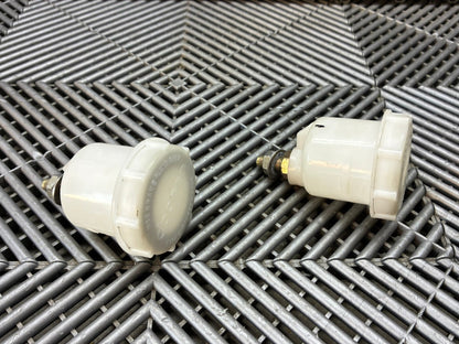 Used. Set of OBP Brake Fluid Reservoirs