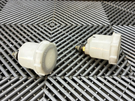 Used. Set of OBP Brake Fluid Reservoirs