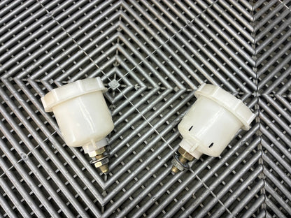 Used. Set of OBP Brake Fluid Reservoirs