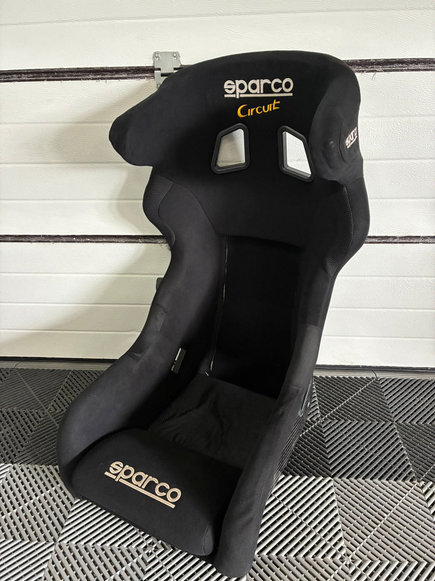 Used. Sparco S-Light Circuit Carbon racing seat.