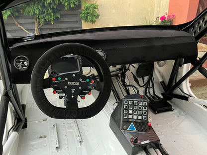 Used. Bmw race dashboard. Carbon fiber/flocked