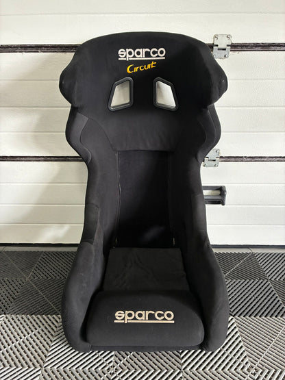 Used. Sparco S-Light Circuit Carbon racing seat.