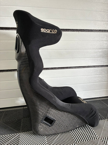 Used. Sparco S-Light Circuit Carbon racing seat.