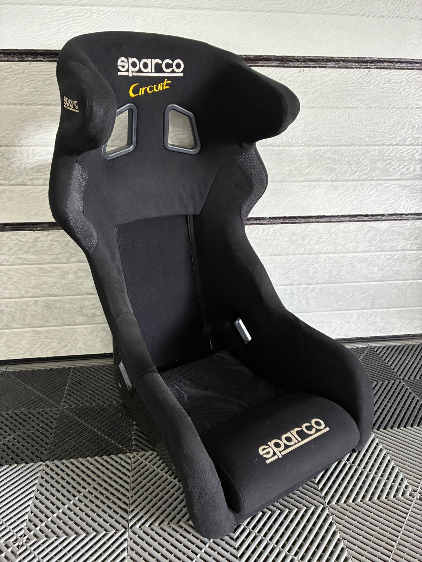 Used. Sparco S-Light Circuit Carbon racing seat.