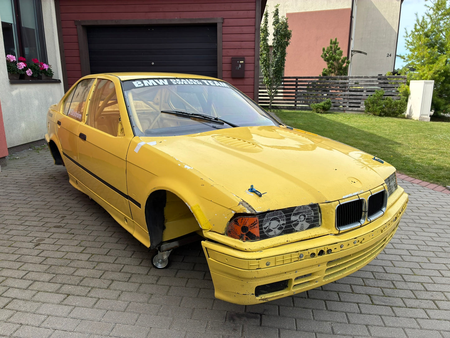 Used. Original 1993 Factory BMW Motorsport E36 BTCC Chassis / Body Shell