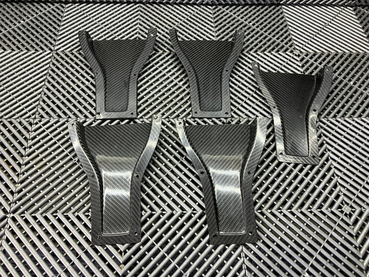Used. Air ducts. Carbon fiber.