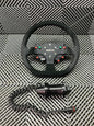 Used. Sparco steering wheel with adapter + wiring + buttons