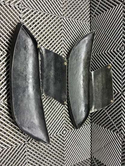 Used. Bmw E92 fiberglass headlights covers (R+L)