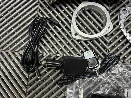 New. Exhaust Cutout Valve Kit Ø3" (76 mm) with Remote Control