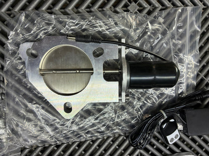 New. Exhaust Cutout Valve Kit Ø3" (76 mm) with Remote Control