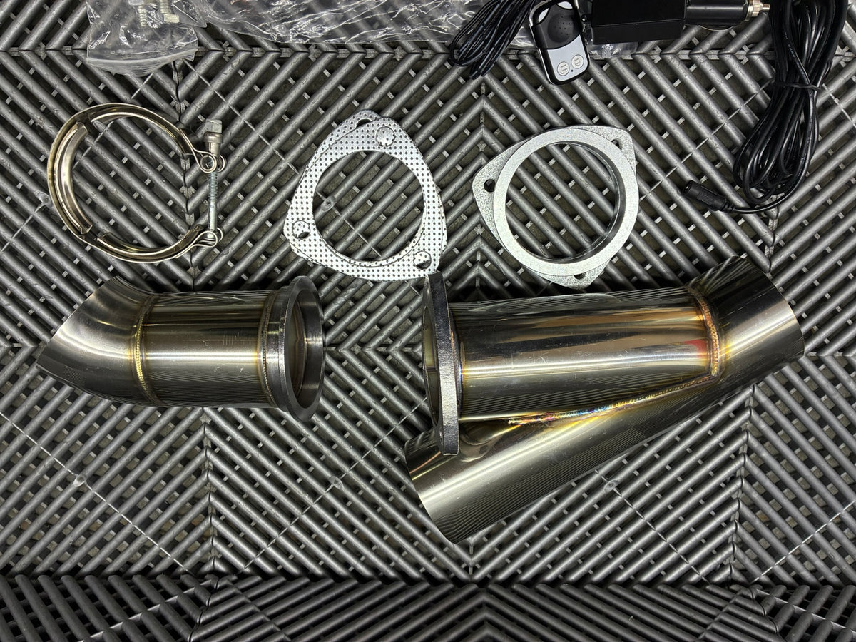 New. Exhaust Cutout Valve Kit Ø3" (76 mm) with Remote Control