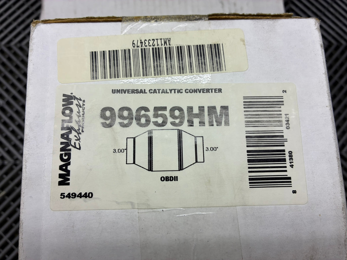 New. Universal catalytic converter MAGNAFLOW 99659HM Euro 3/4 - 76mm