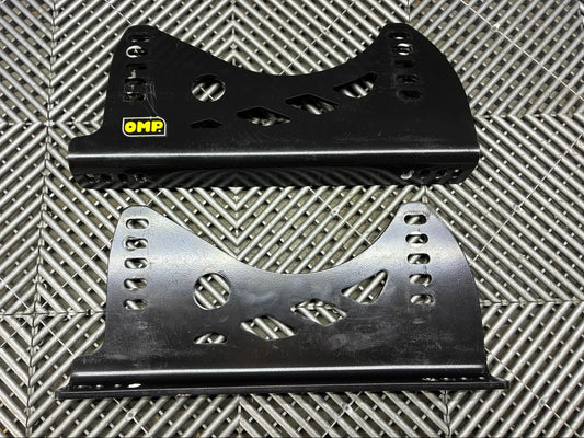 Used. OMP universal race seat side mounts