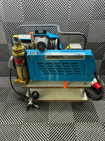 Used. Bauer Junior II high-pressure air compressor.