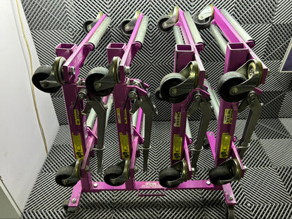 Used.Hydraulic vehicle positioning jack/car skate + rolling storage cart