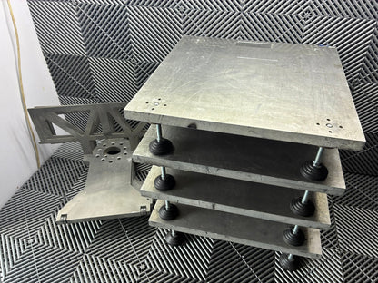 Used. Motorsport hub stands and alignment bars + Leveling platforms.