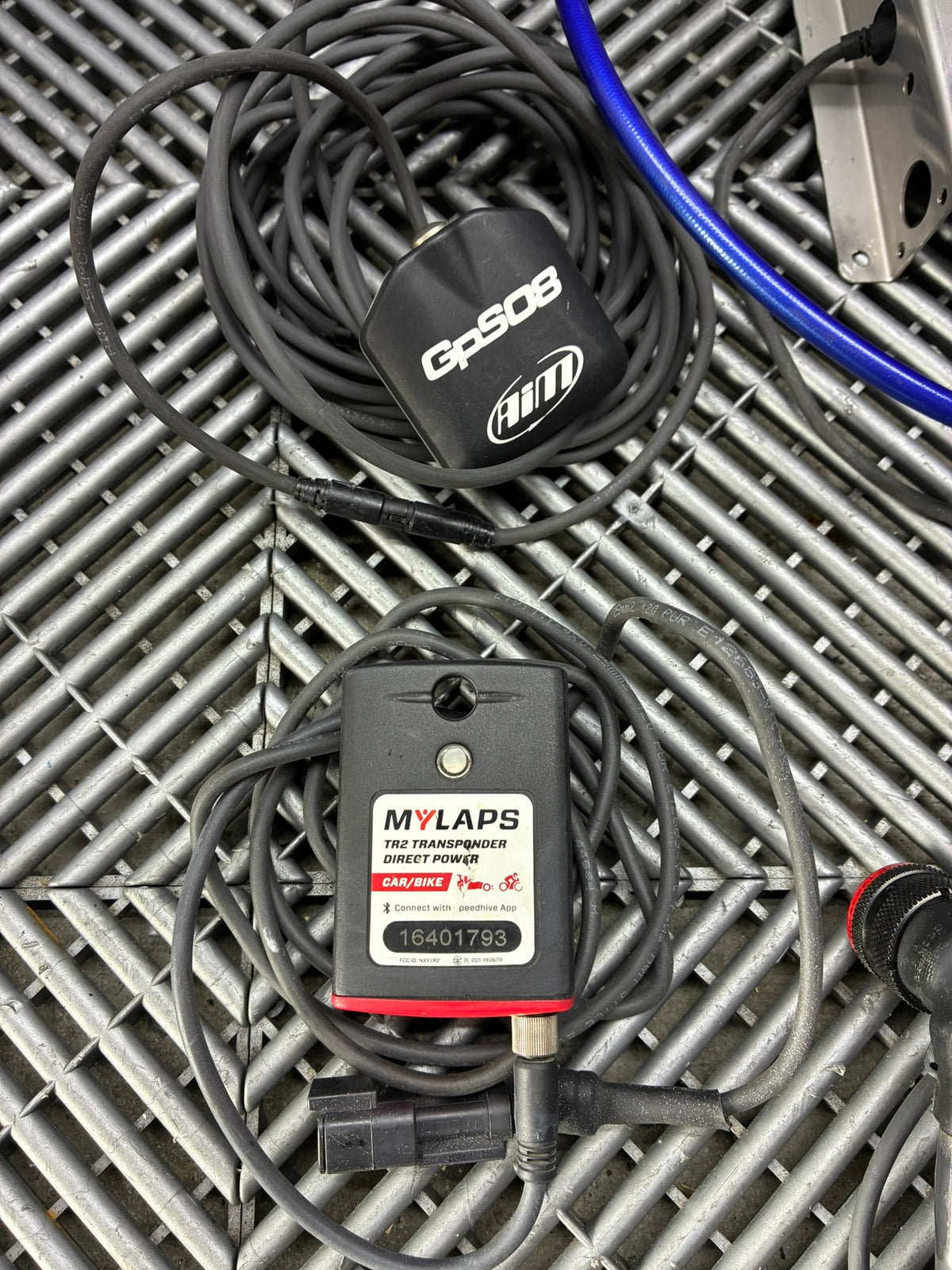 Used. AiM EVO5 motorsport telemetry and video logging kit.