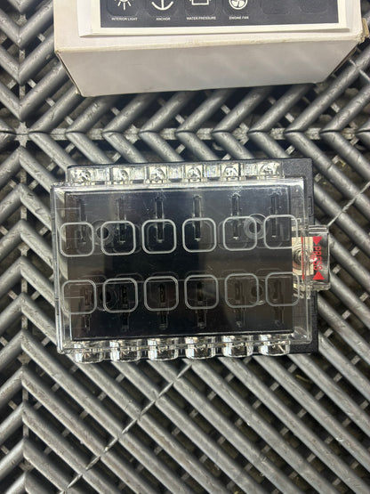 New. 12 Fuse panel Block + stickers.