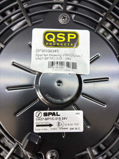 New. SPAL Fan 225mm Blowing Radiator Fan
