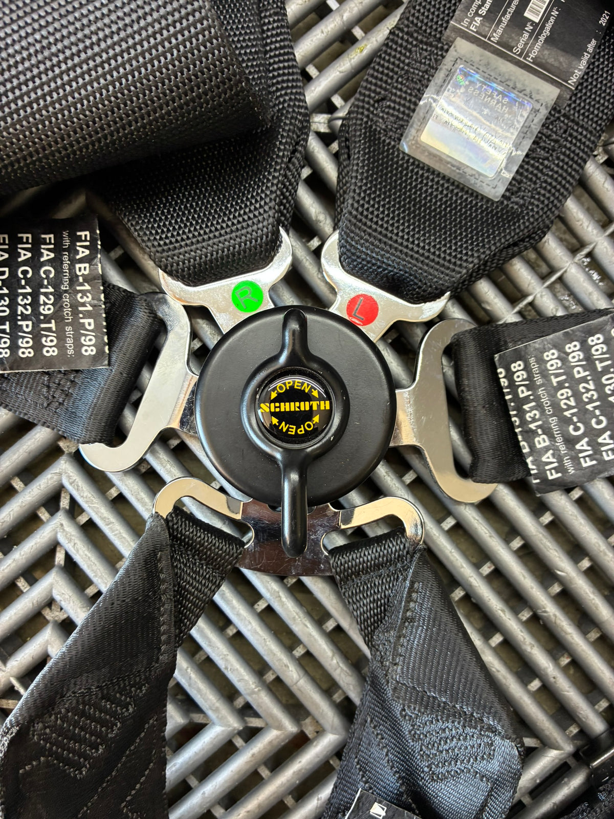 Used. Schroth racing 6 point Harness.