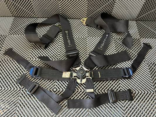 Used. Willans racing 6 point Harness