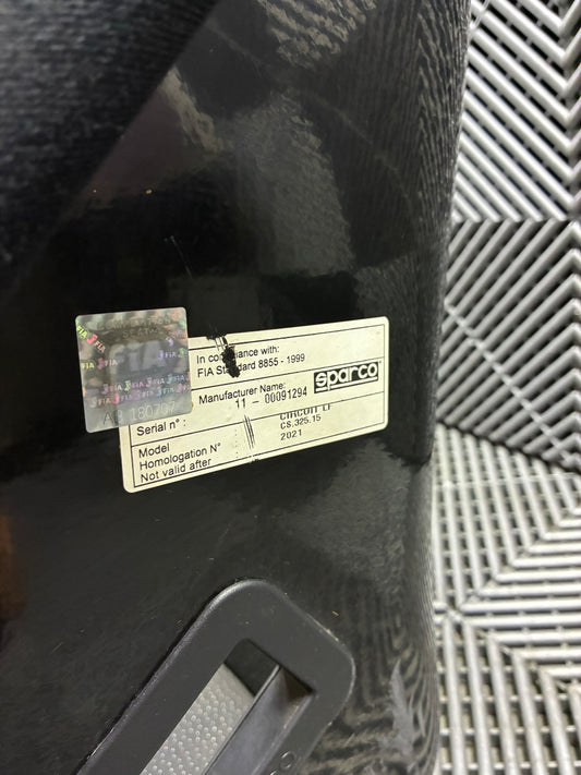Used. Sparco Circuit GRP Light 8855 racing seat